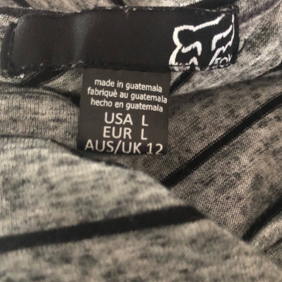 Large Fox Racing Black and Gray Tank Top - Picture 6 of 6